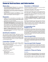 Instructions for Form TC-20S Utah S Corporation Return - Utah, Page 3