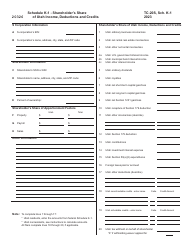Form TC-20S Utah S Corporation Return - Utah, Page 10