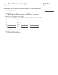 Form TC-20S Utah S Corporation Return - Utah, Page 4