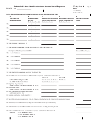 Form TC-20S Utah S Corporation Return - Utah, Page 6