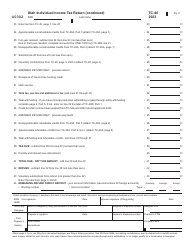 Form TC-40 Utah Individual Income Tax Return - Utah, Page 2