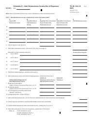 Form TC-65 Utah Partnership/Limited Liability Partnership/Limited Liability Company Return - Utah, Page 3