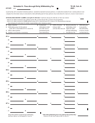 Form TC-65 Utah Partnership/Limited Liability Partnership/Limited Liability Company Return - Utah, Page 9