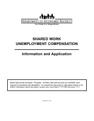 Form UB-400 Shared Work Plan Application - Arizona