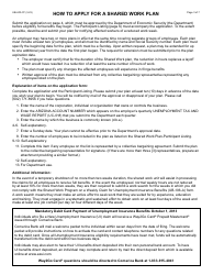 Form UB-400 Shared Work Plan Application - Arizona, Page 4