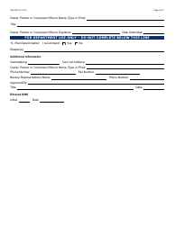 Form UB-400 Shared Work Plan Application - Arizona, Page 6