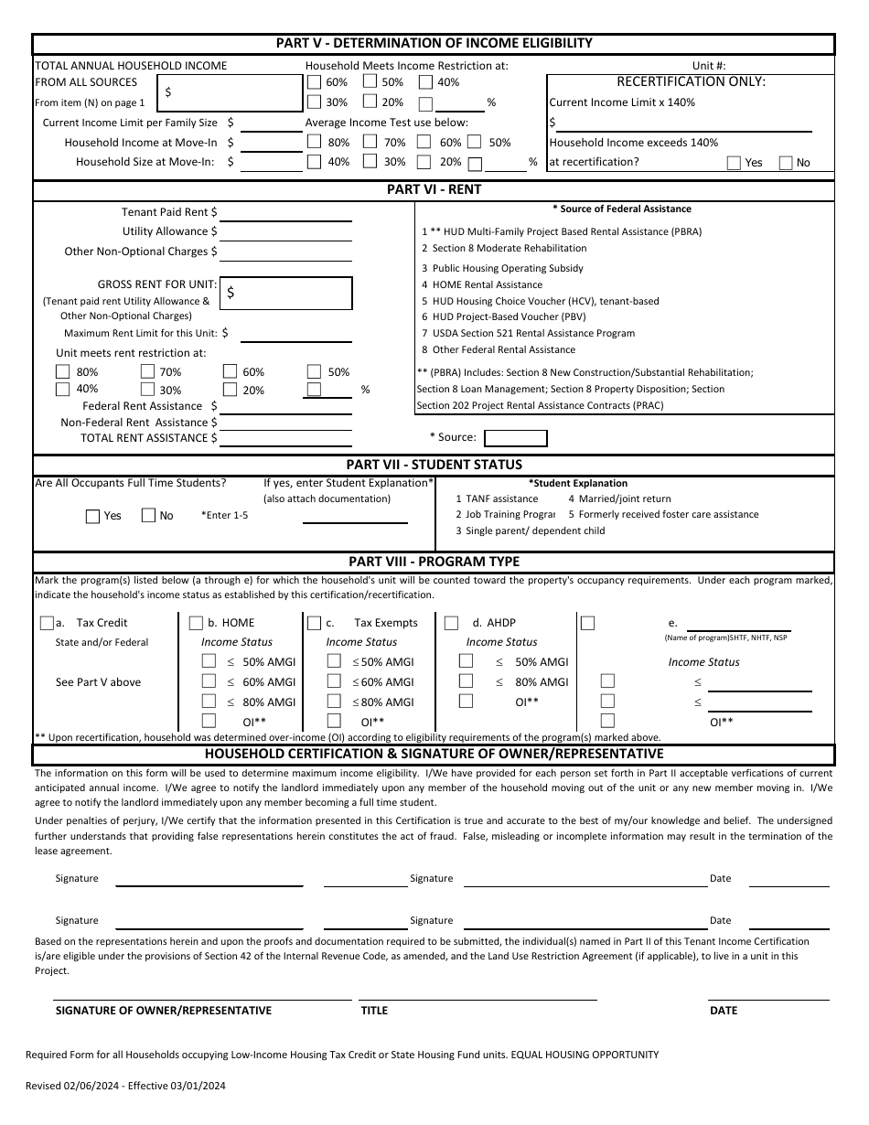 Arizona Tenant Income Certification Fill Out Sign Online and Arizona Tenant Income Certification Fill Out Sign Online and