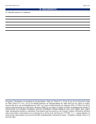 Formulario ESA-1220A-S Autoevaluacion Para Determinar La Preparacion Laboral - Arizona (Spanish), Page 2