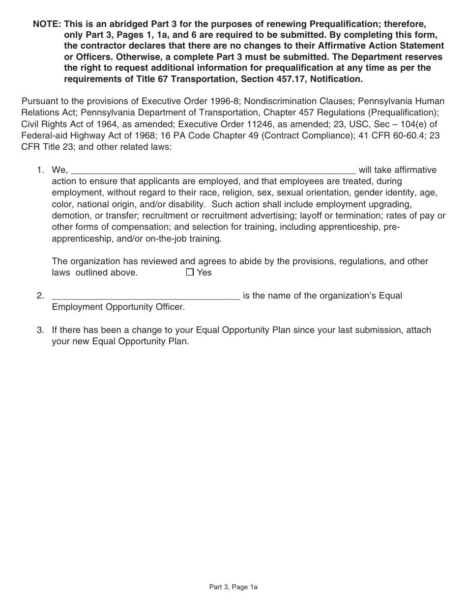 Form CS-4300RP Prime Contractor Renewal Application - Pennsylvania, Page 20