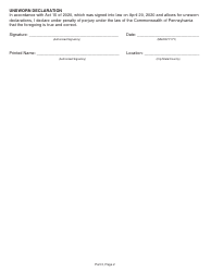 Form CS-4300RP Prime Contractor Renewal Application - Pennsylvania, Page 21