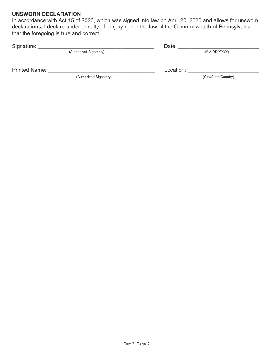 Form CS-4300RP Prime Contractor Renewal Application - Pennsylvania, Page 21