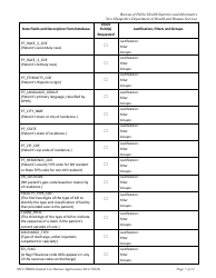 Uniform Healthcare Facility Discharge Data Set (Uhfdds) Limited Use Dataset Application - for Health-Related Research Only - New Hampshire, Page 7