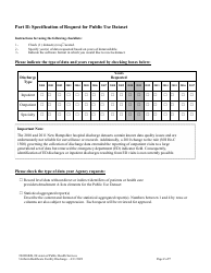 Uniform Healthcare Facility Discharge Data Set (Uhfdds) Application - Public Use Dataset - New Hampshire, Page 3