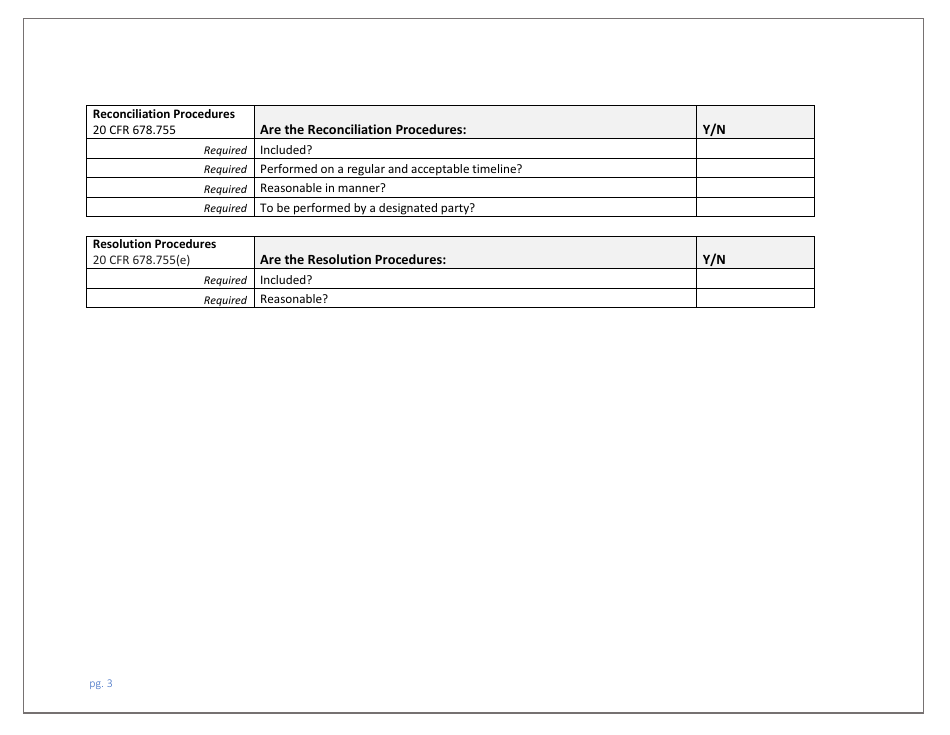 Ifa Review Checklist - Arizona, Page 3