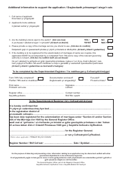 Form 78W Certificate and Application for the Registration of a Place of Religious Worship for the Solemnization of Marriages Under SEC. 41 and/or SEC. 43a of the Marriage Act 1949 - United Kingdom (English/Welsh), Page 3