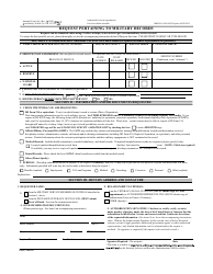Form SF180 Request Pertaining to Military Records - Texas, Page 2