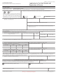 ATF Form 4 (5320.4) Application for Tax Paid Transfer and Registration of Firearm, Page 8