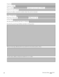 Pre-employment Background Information Form - Kansas, Page 13
