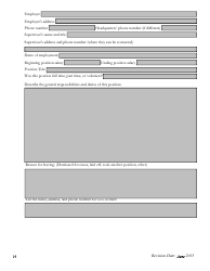 Pre-employment Background Information Form - Kansas, Page 14