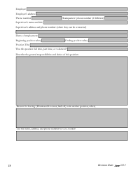 Pre-employment Background Information Form - Kansas, Page 15