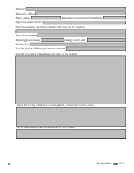 Pre-employment Background Information Form - Kansas, Page 16