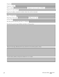 Pre-employment Background Information Form - Kansas, Page 17