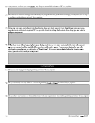 Pre-employment Background Information Form - Kansas, Page 31