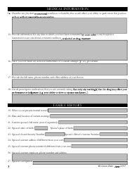 Pre-employment Background Information Form - Kansas, Page 3
