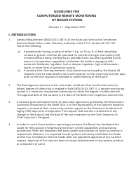 Checklist for Attendant Variance Request - Tennessee, Page 3