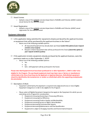 Ldwf Application Checklist - Louisiana, Page 13