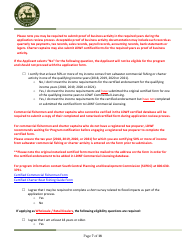 Ldwf Application Checklist - Louisiana, Page 7