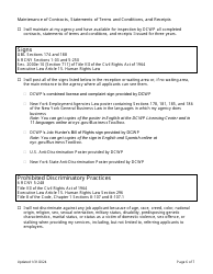 Employment Agency Renewal Self-certification - New York City, Page 6