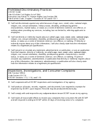 Theatrical Employment Agency Renewal Self-certification - New York City, Page 6