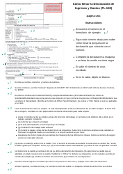 Instrucciones para Formulario FL-150 Declaracion De Ingresos Y Gastos - County of Ventura, California (Spanish), Page 3