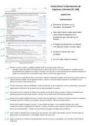 Instrucciones para Formulario FL-150 Declaracion De Ingresos Y Gastos - County of Ventura, California (Spanish), Page 4