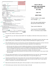 Instructions for Form FL-150 Income and Expense Declaration - County of Ventura, California, Page 3