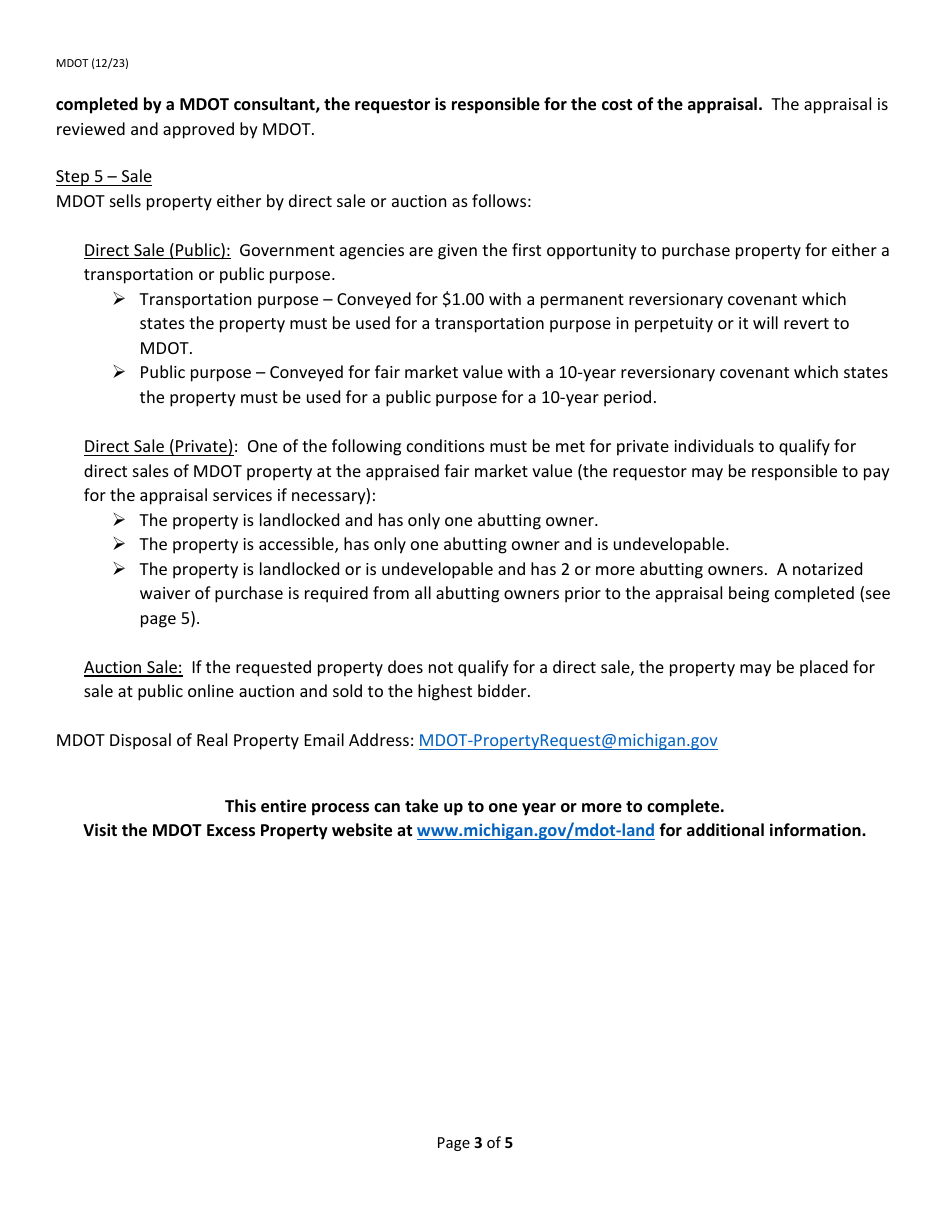 Property Request - Michigan, Page 3