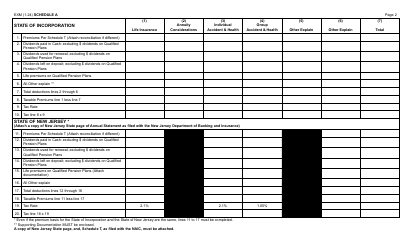 Form EXM Foreign or Alien Companies - New Jersey, Page 2