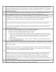 Vaccines for Children Program Provider Agreement - Florida, Page 4