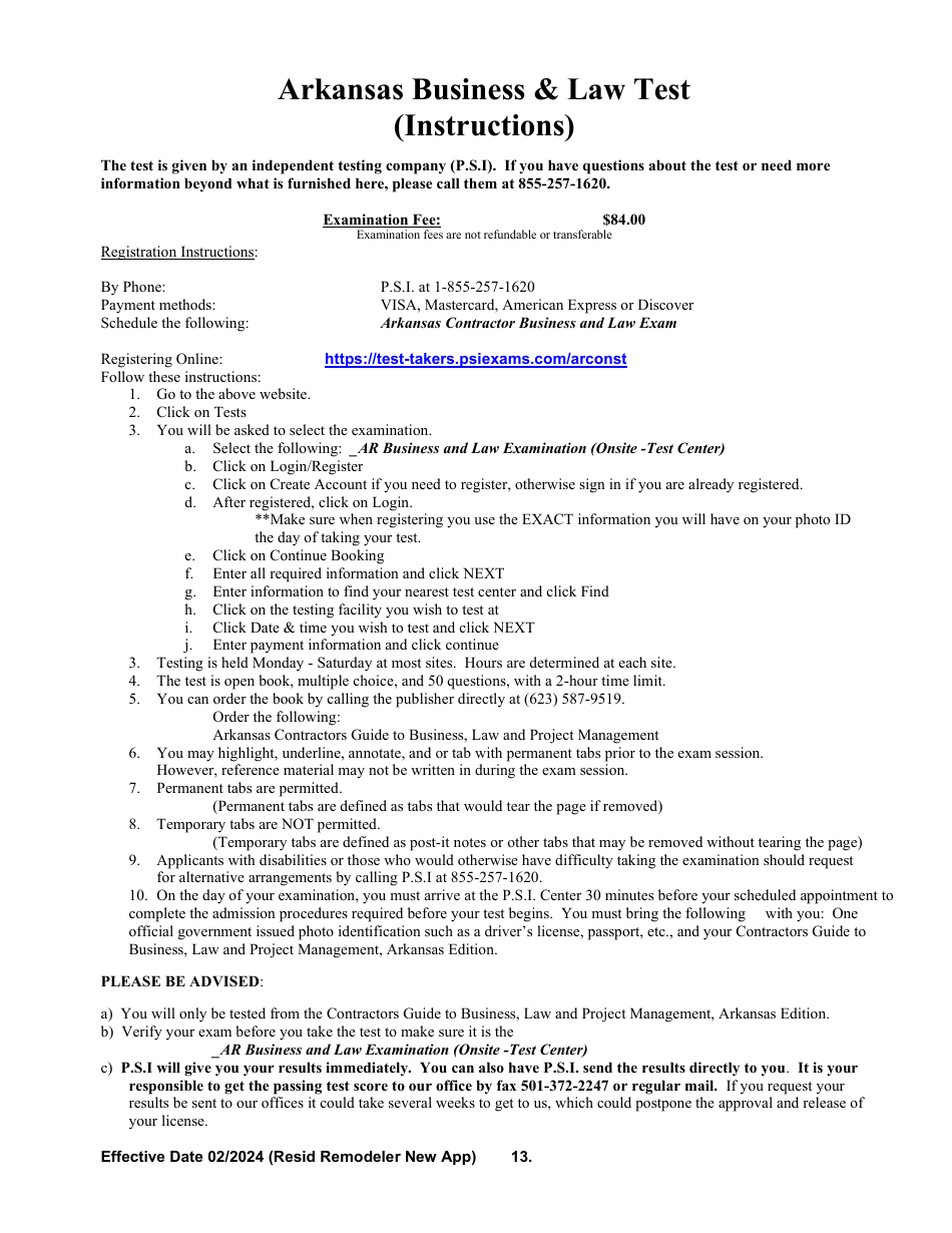 Residential Remodeler New Application - Arkansas, Page 13