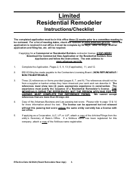 Residential Remodeler New Application - Arkansas, Page 3