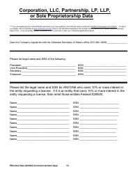 Commercial New Application - Arkansas, Page 13