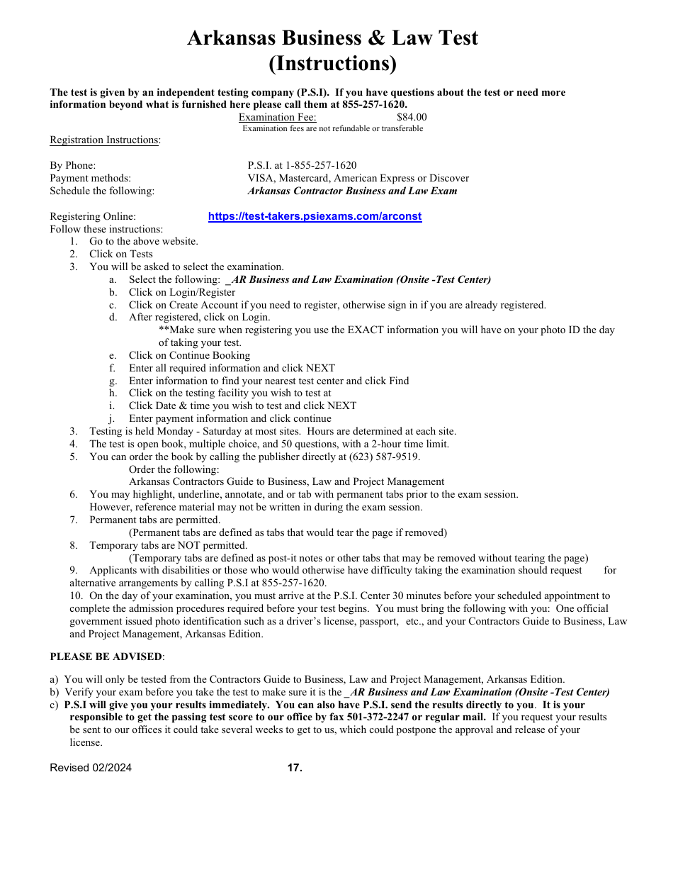 Commercial New Application - Arkansas, Page 17