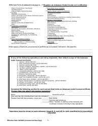 Commercial New Application - Arkansas, Page 7