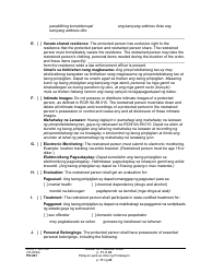 Form PO001 Petition for Protection Order - Washington (English/Tagalog), Page 11