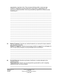 Form PO001 Petition for Protection Order - Washington (English/Tagalog), Page 20