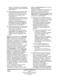 Form PO001 Petition for Protection Order - Washington (English/Tagalog), Page 30