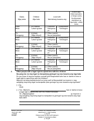 Form PO001 Petition for Protection Order - Washington (English/Tagalog), Page 35