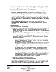 Form PO001 Petition for Protection Order - Washington (English/Tagalog), Page 36
