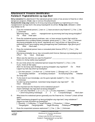 Form PO001 Petition for Protection Order - Washington (English/Tagalog), Page 42
